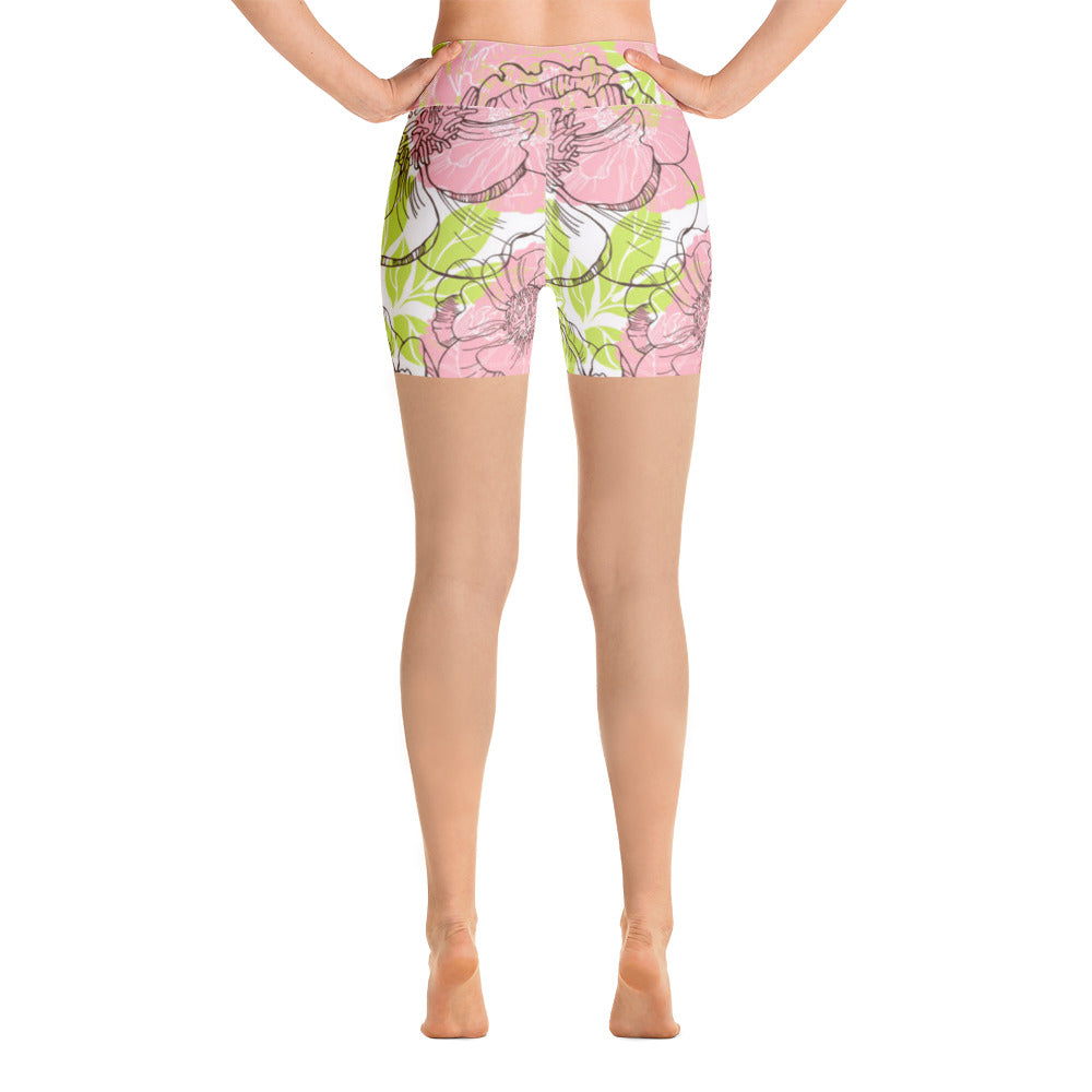 Fantasia di Fiori - Yoga Shorts -