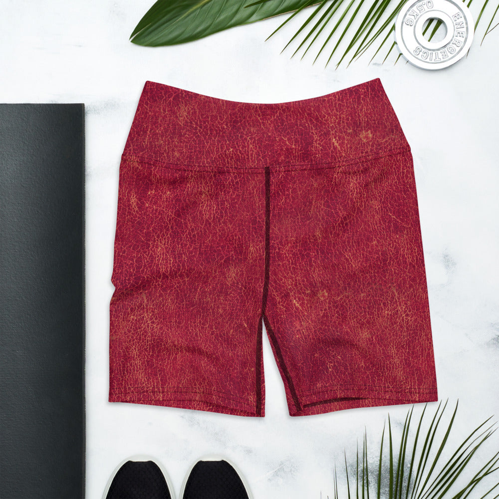 Rosso Pompei - Yoga Shorts -