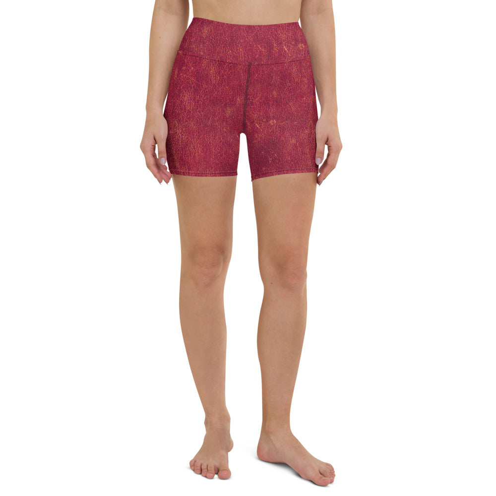 Rosso Pompei - Yoga Shorts -