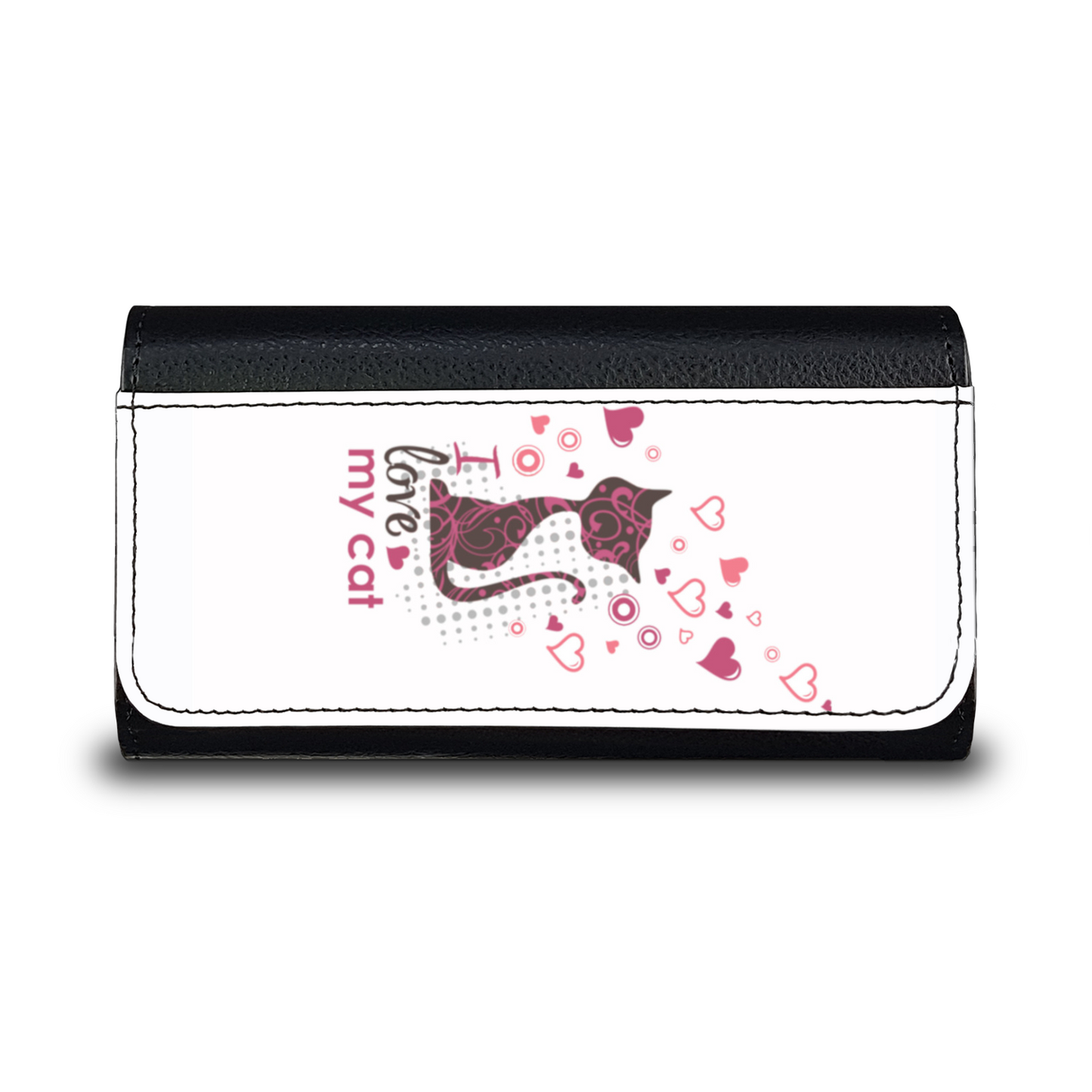 I Love My Cat - Custodia per Occhiali/Bianco -