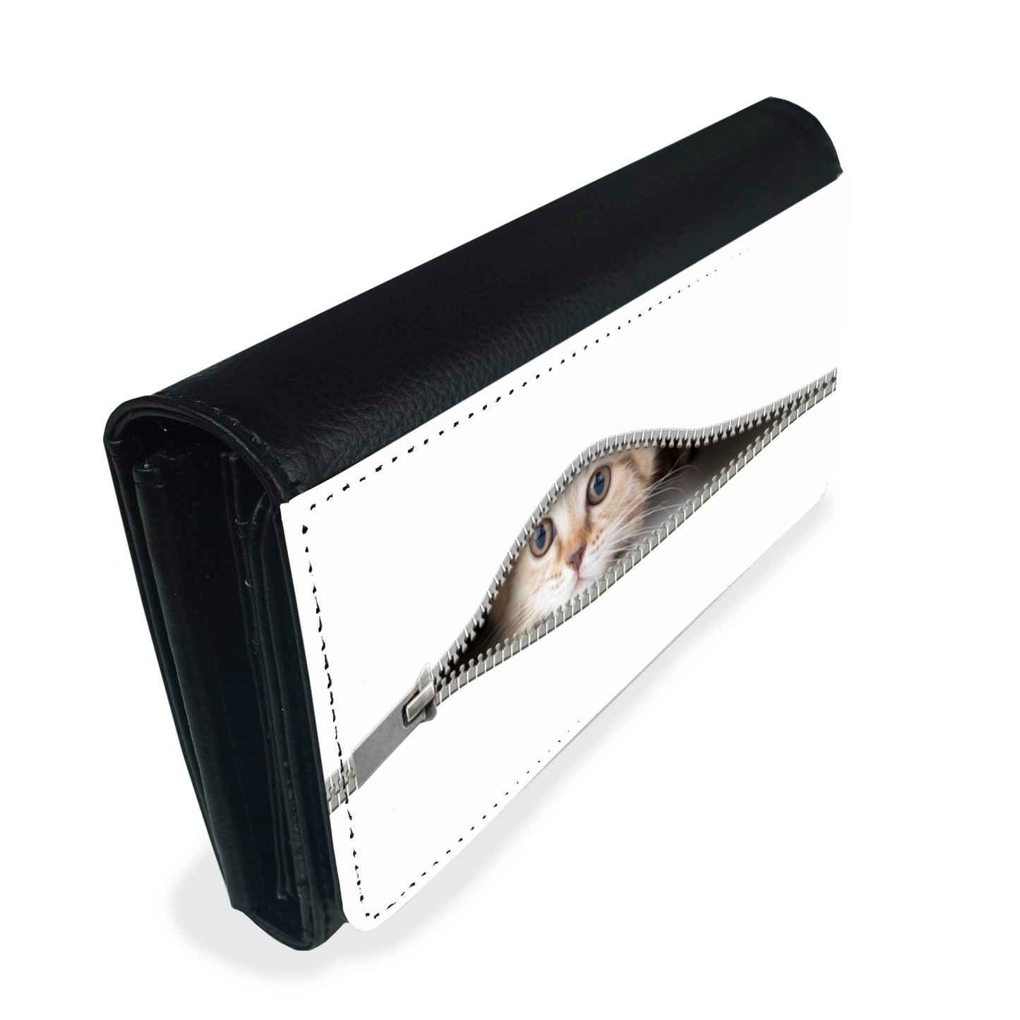 Gatto - Portafoglio per Signora/Bianco -