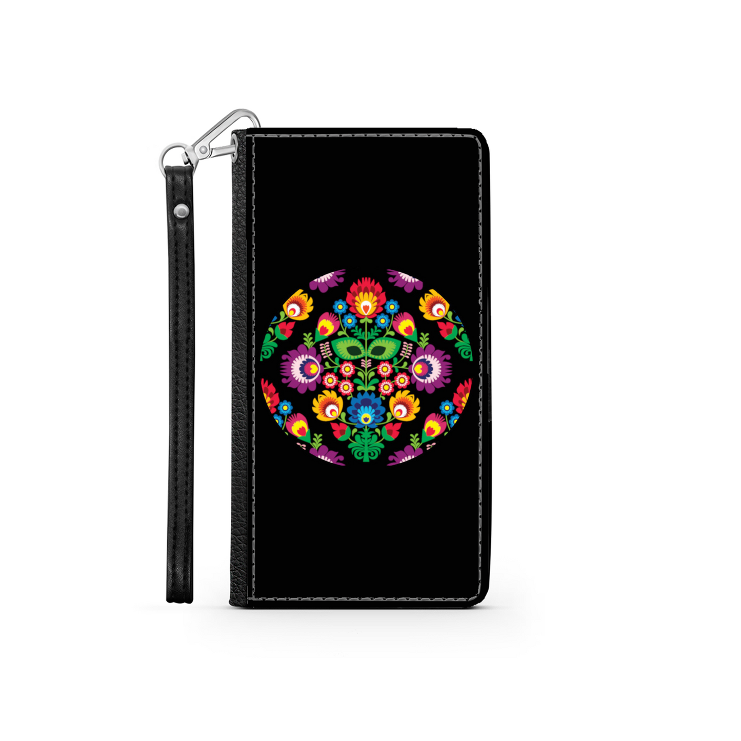 Cerchio e Fiori - Custodia per Smartphone iPhone/Galaxy -