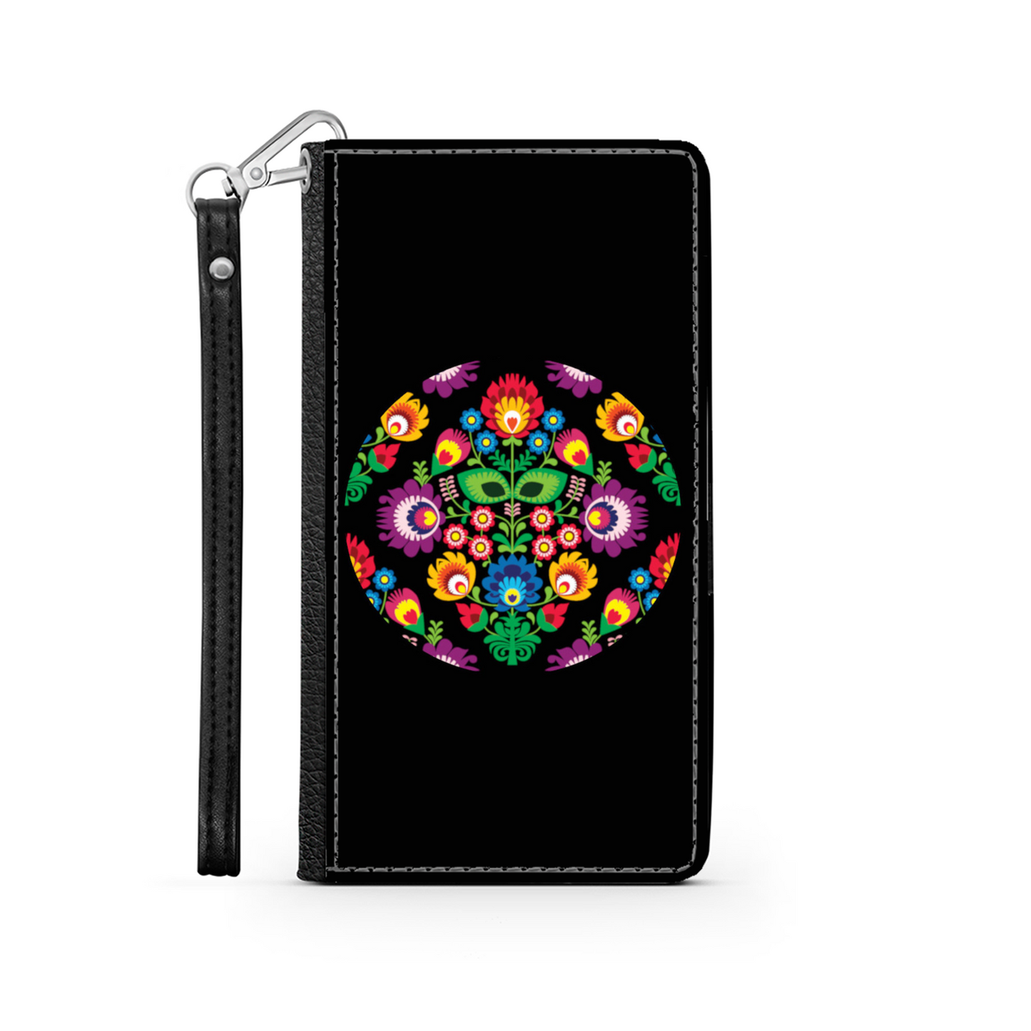 Cerchio e Fiori - Custodia per Smartphone iPhone/Galaxy -