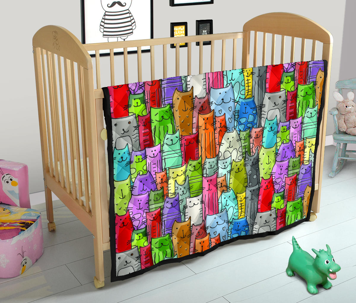 Gatti Colorati - Trapunta -