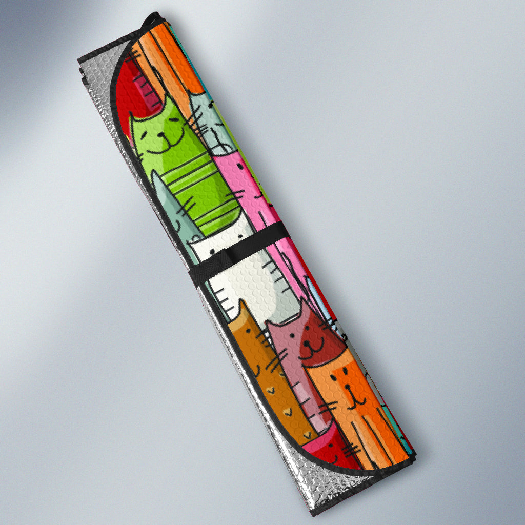 Gatti Colorati - Parasole Auto -