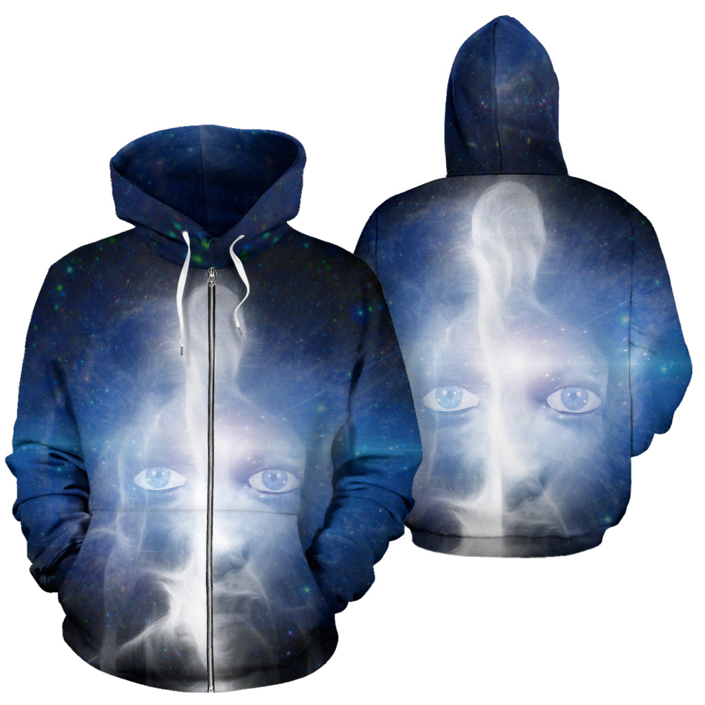 Occhi - Felpa Unisex con cappuccio e Zip -