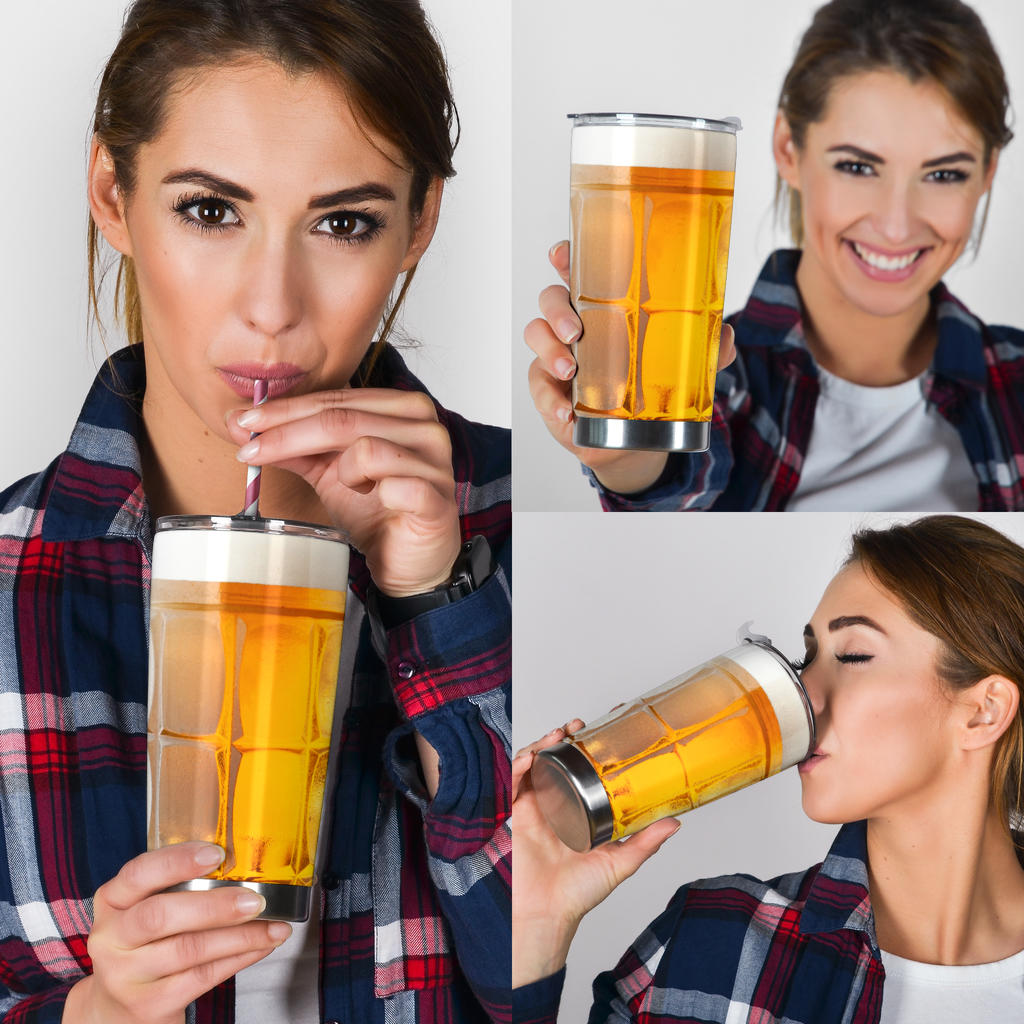 Birra - Bicchierone Termico ( Tumbler ) 60 cl. -
