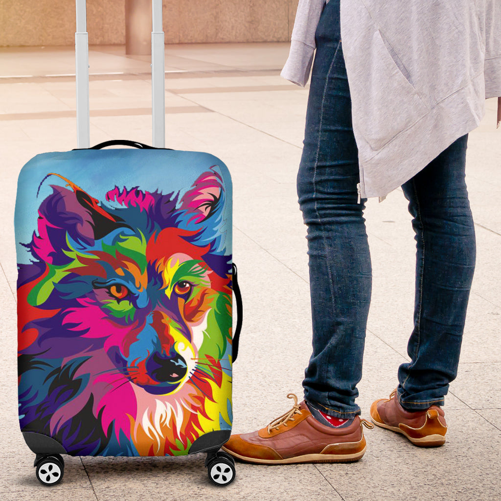 Lupo Colorato - Copri Bagaglio -