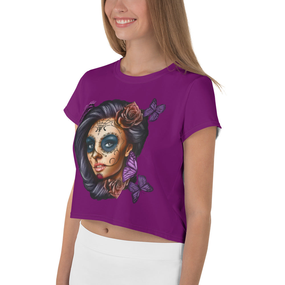 Calavera Crop Tee