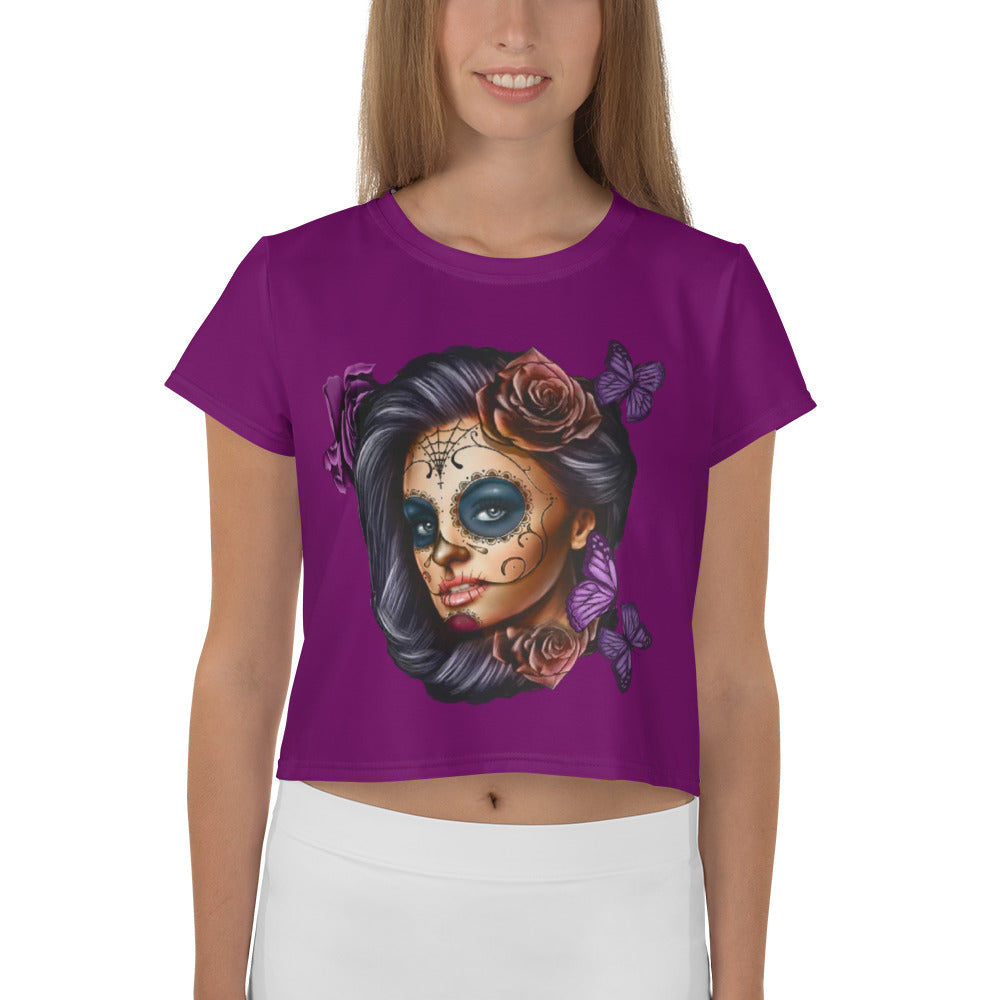 Calavera Crop Tee