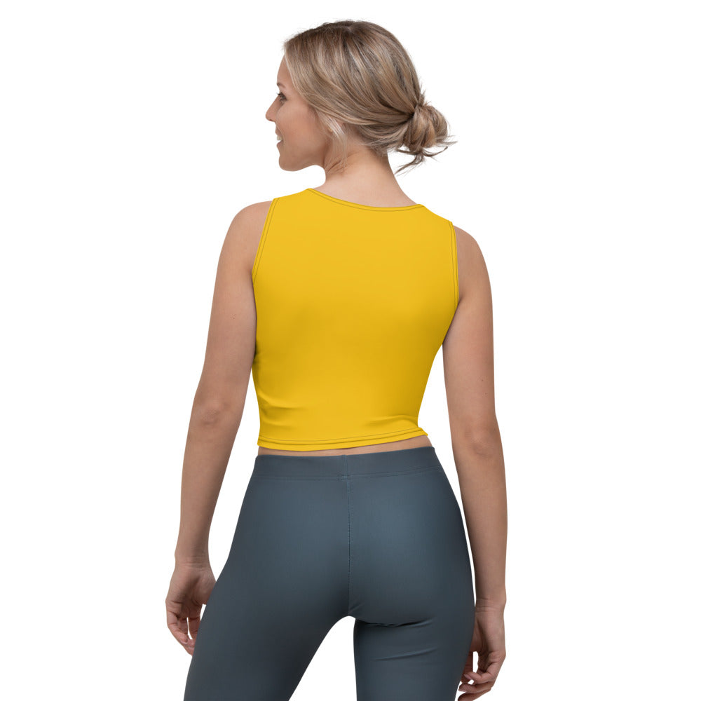 Gatto Fondo Giallo - Crop Top -