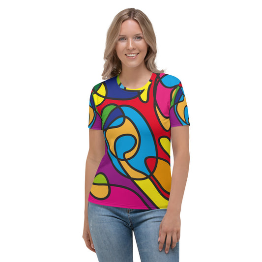 Colori - T-Shirt Girocollo Donna -