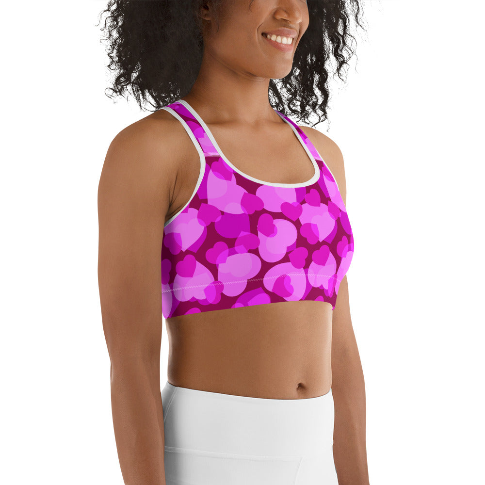 Cuoricini - Reggiseno Sportivo -