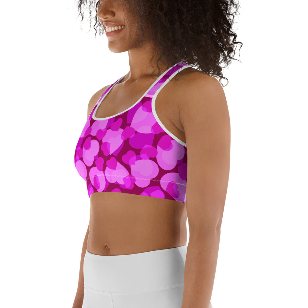 Cuoricini - Reggiseno Sportivo -