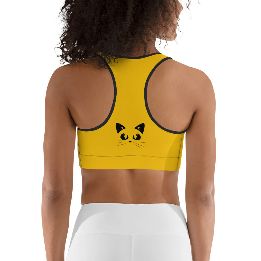 Gatto - Reggiseno Sportivo Giallo -