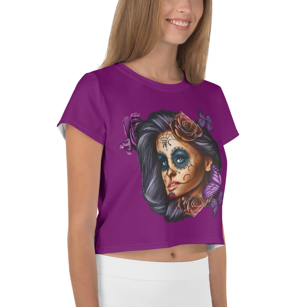 Calavera Crop Tee