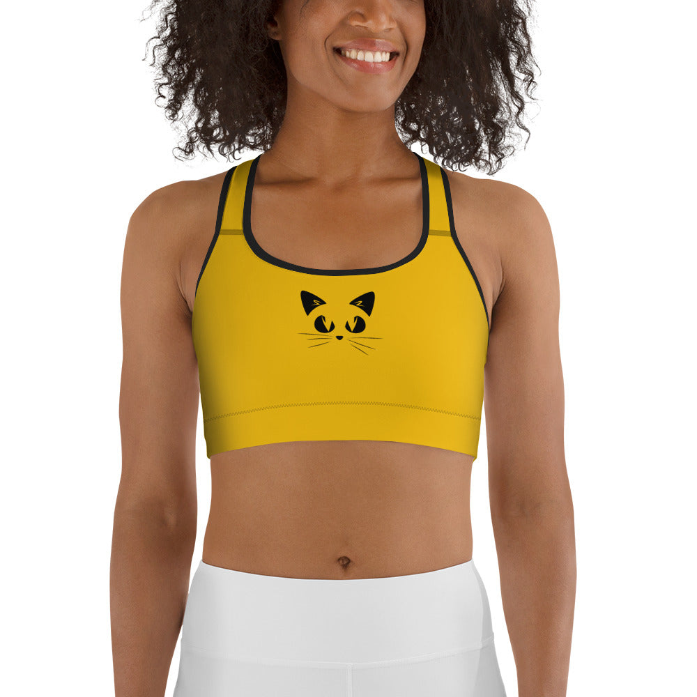 Gatto - Reggiseno Sportivo Giallo -