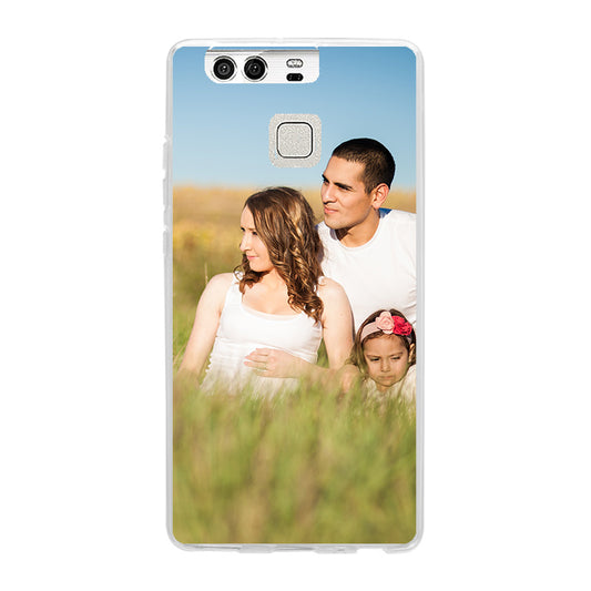 Huawei P9 Cover Morbida Trasparente - Stampa sul Retro