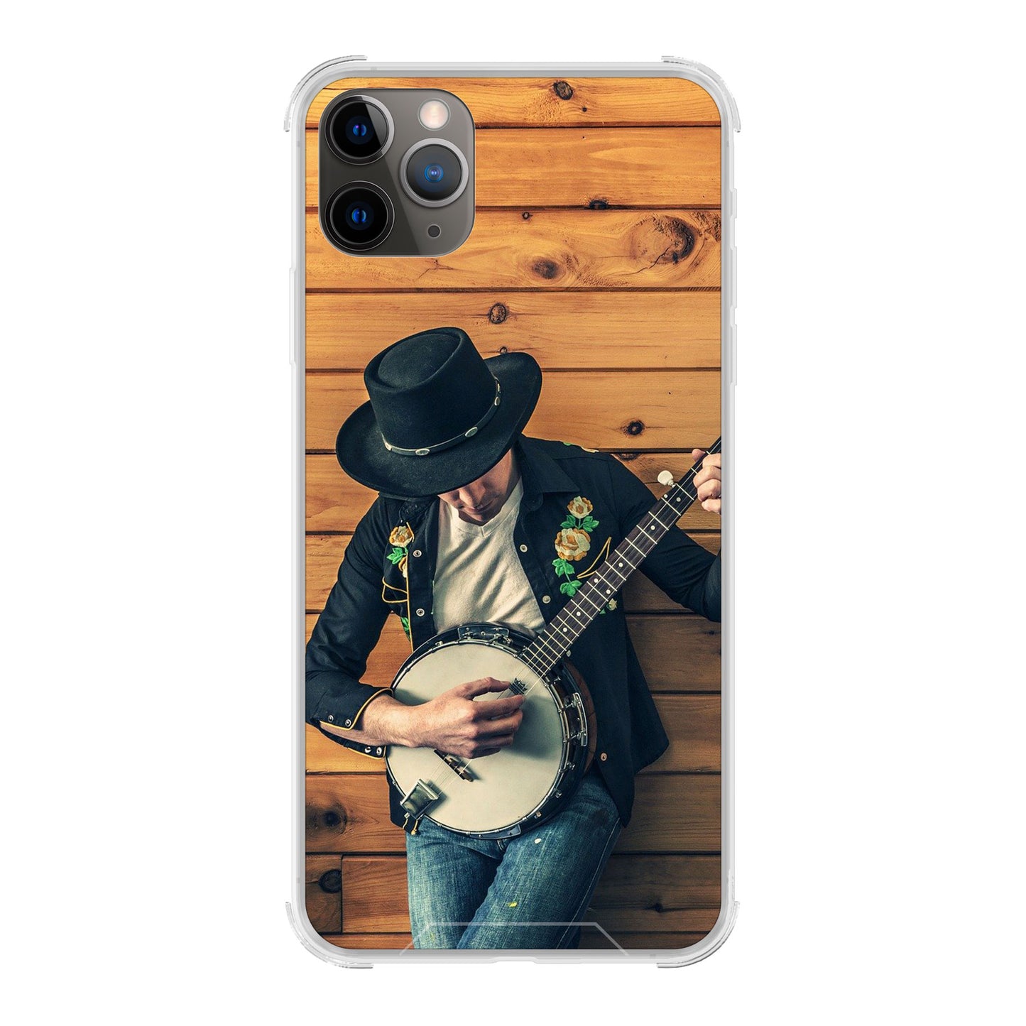 Apple iPhone 11 Pro Max Bumper case (back printed, transparent)