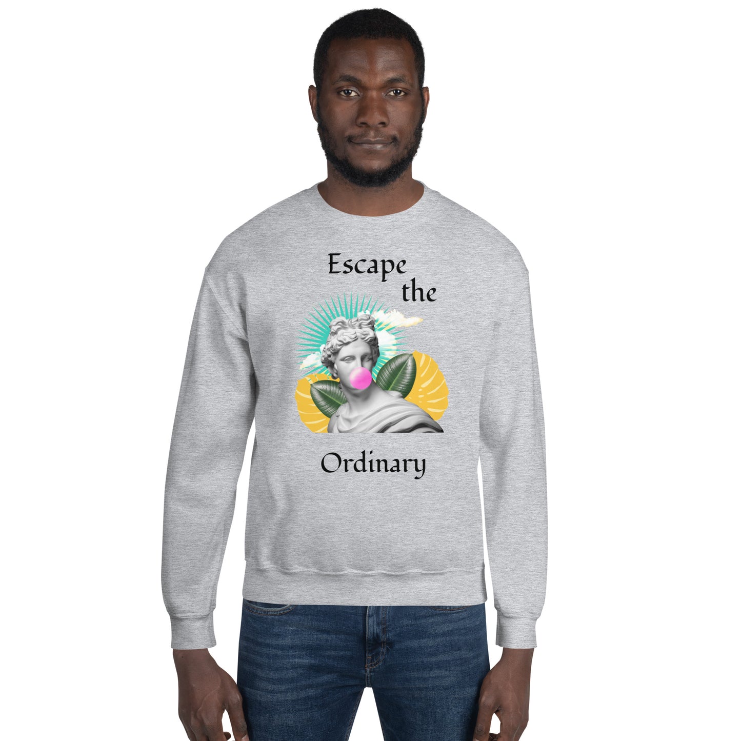 Escape the Ordinary - Felpa Unisex Girocollo -