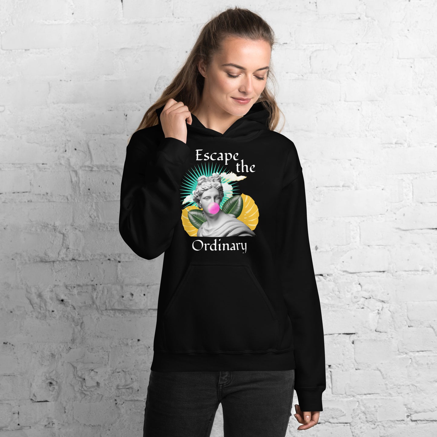 Escape the Ordinary - Felpa Unisex con Cappuccio