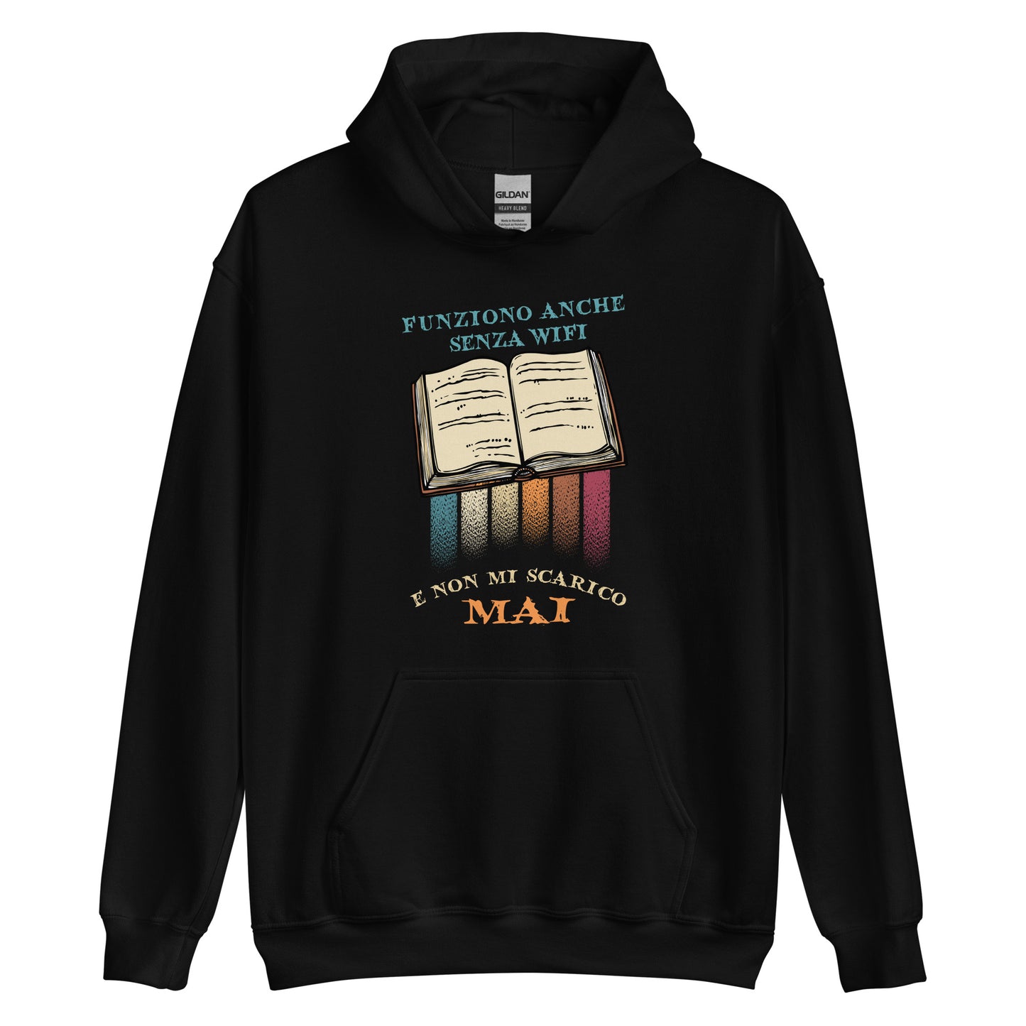 Libro - Felpa Unisex con Cappuccio -