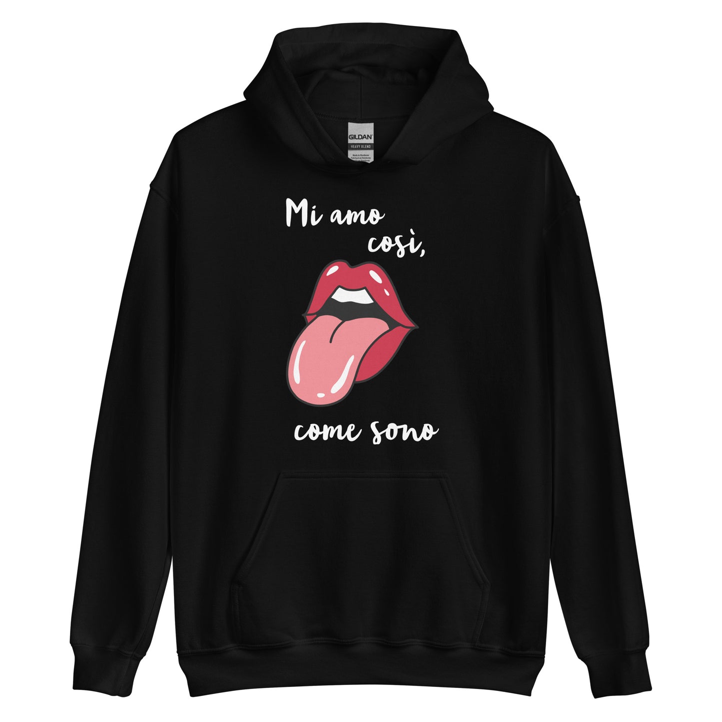 Mi amo così.. - Felpa Unisex con Cappuccio -