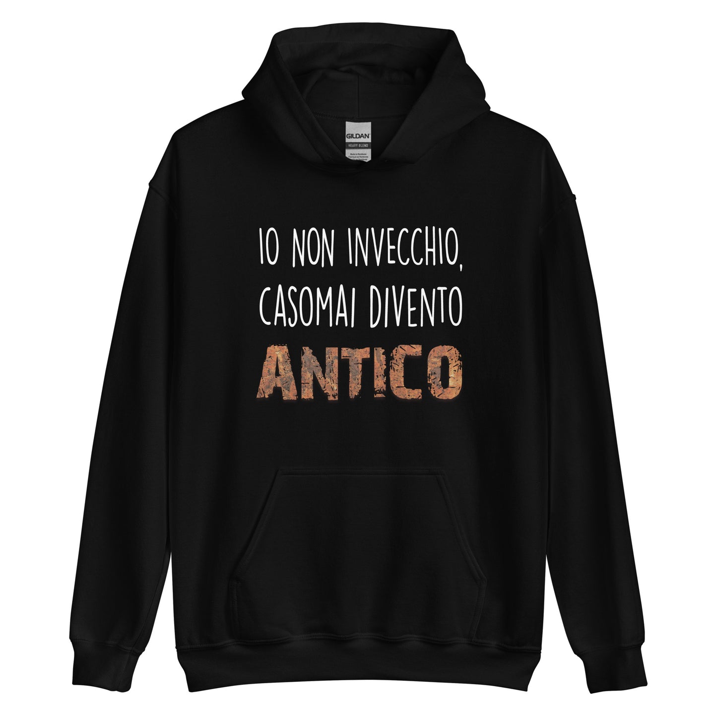 Io non Invecchio - Felpa Uomo con Cappuccio -