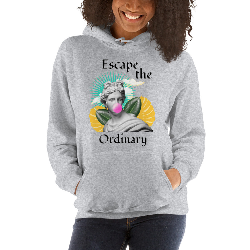 Escape the Ordinary - Felpa Unisex con Cappuccio