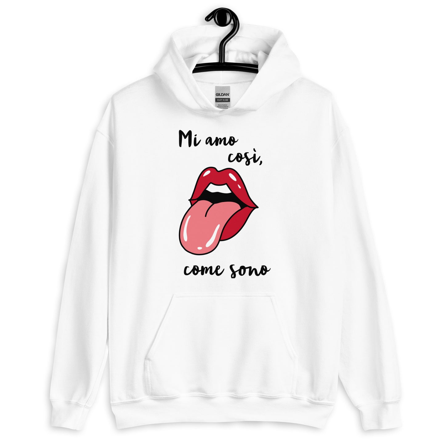 Mi amo così.. - Felpa Unisex con Cappuccio -