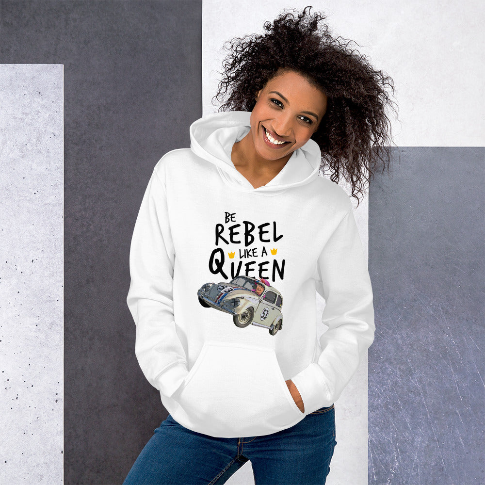 Be Rebel Like a Queen.. - Felpa Unisex con Cappuccio -