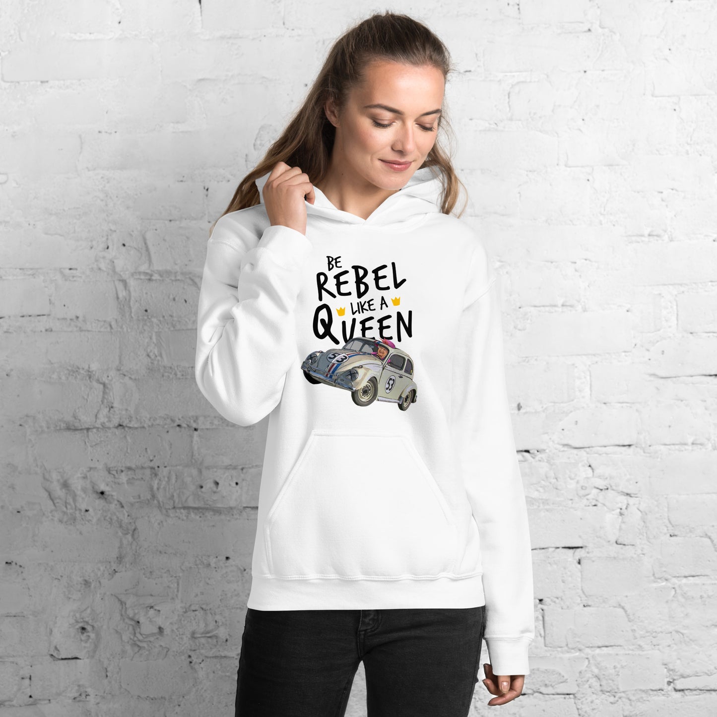 Be Rebel Like a Queen.. - Felpa Unisex con Cappuccio -