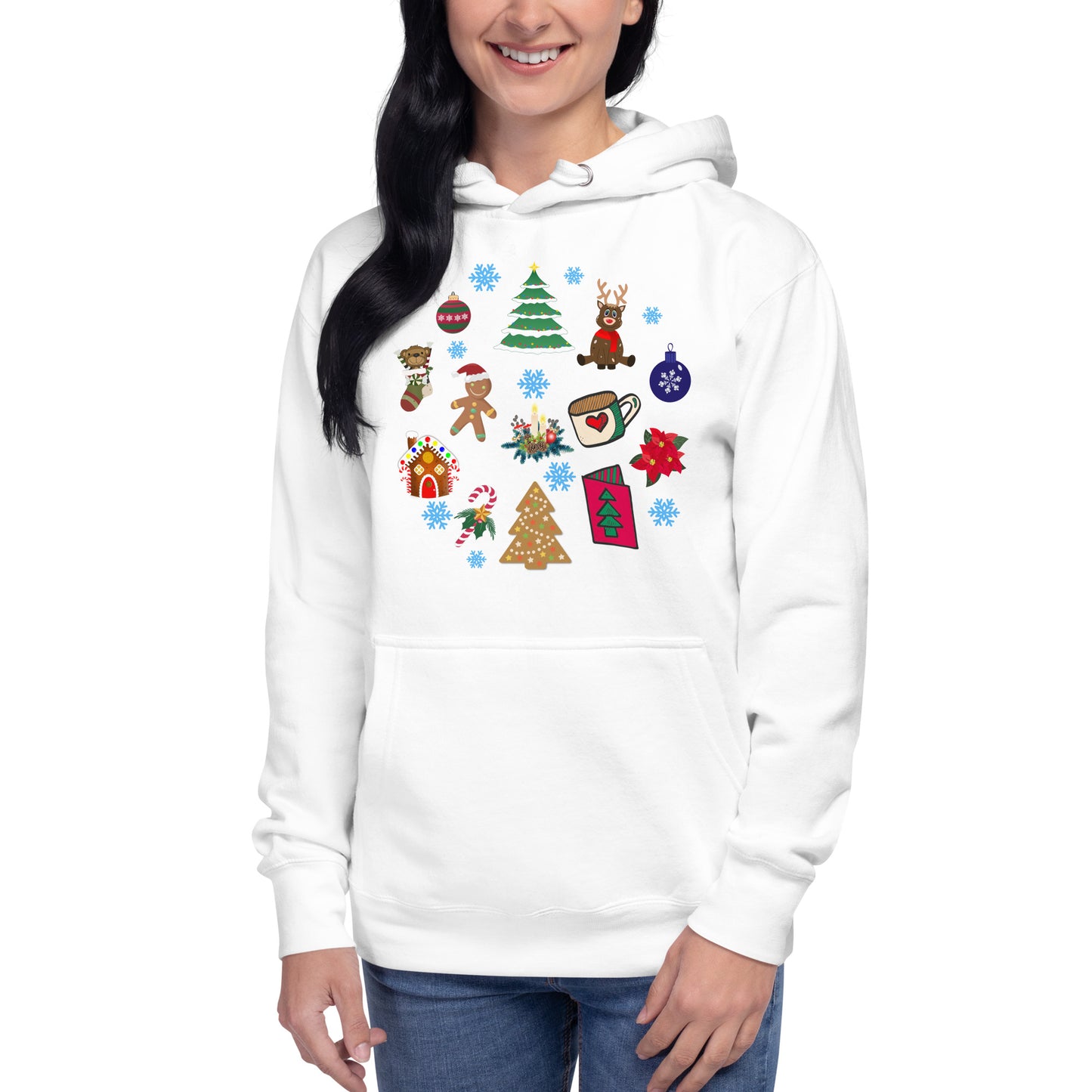 Fantasia di Natale - Felpa Unisex con Cappuccio - 2 Colori