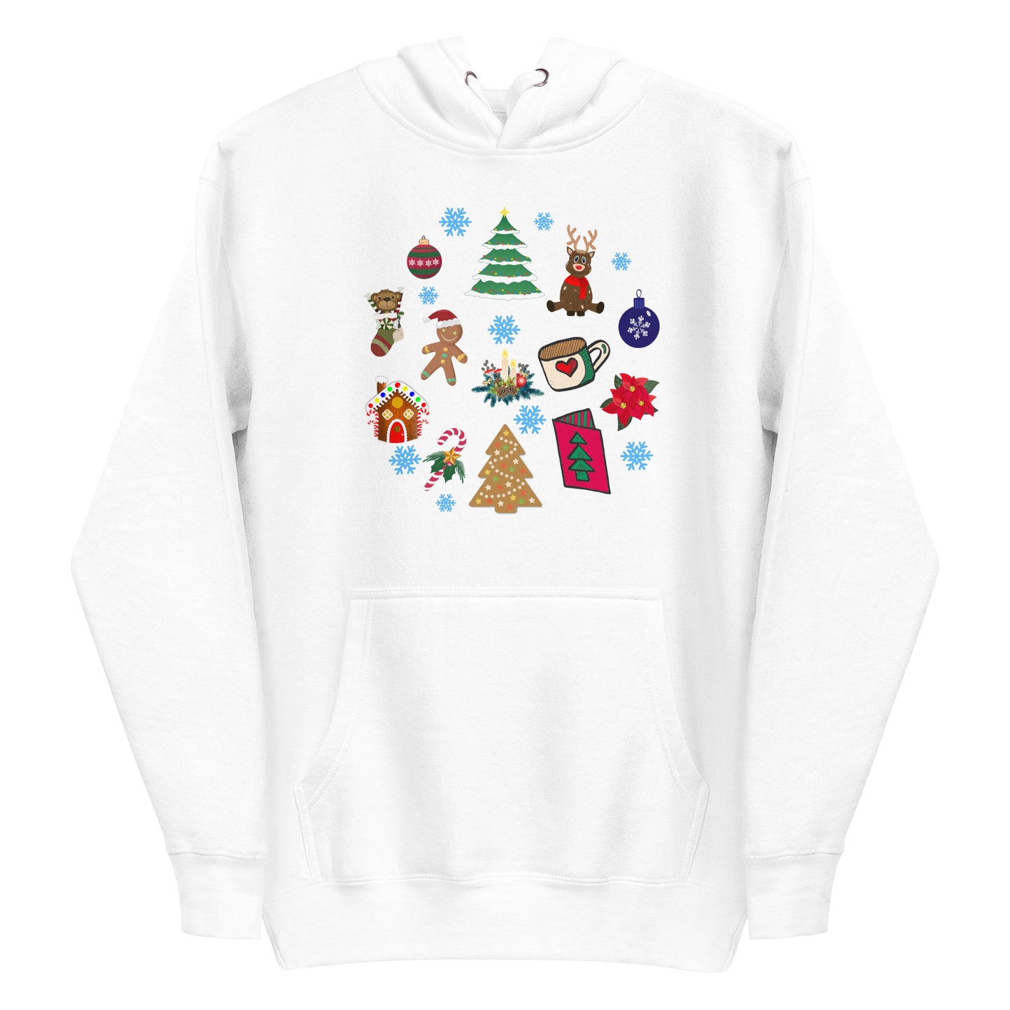 Fantasia di Natale - Felpa Unisex con Cappuccio - 2 Colori