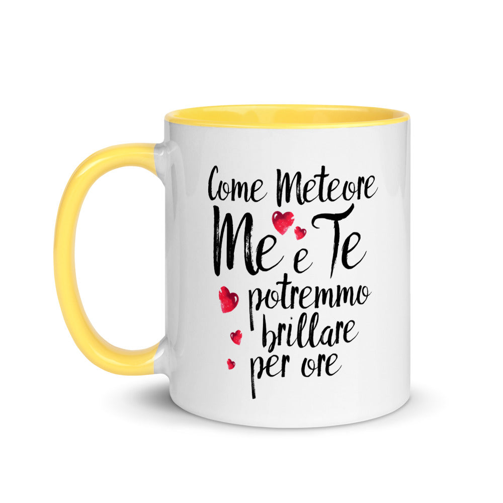Come Meteore... -  Tazza Colorata in Ceramica - 4 Colori -