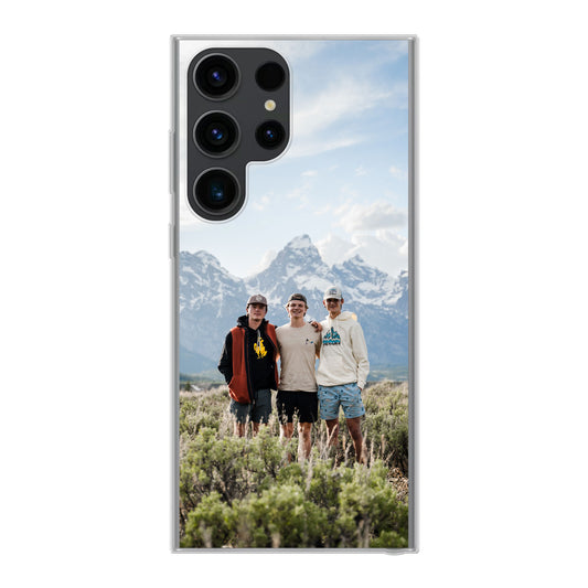 Samsung Galaxy S23 Ultra Cover Rigida Trasparente - Stampa sul Retro