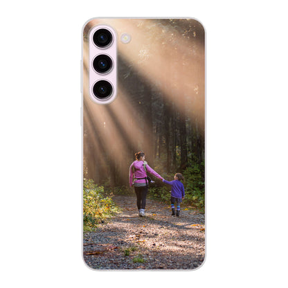 Samsung Galaxy S23 Plus Cover Rigida Trasparente - Stampa sul Retro