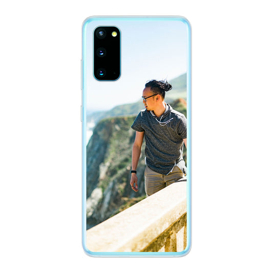 Samsung Galaxy S20 Hard case (back printed, transparent)