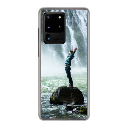 Samsung Galaxy S20 Ultra / Galaxy S 20 Ultra 5G Cover Rigida Trasparente - Stampa sul Retro