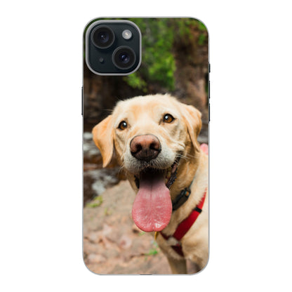 Apple iPhone 15 Plus Cover Rigida Trasparente - Stampa sul Retro