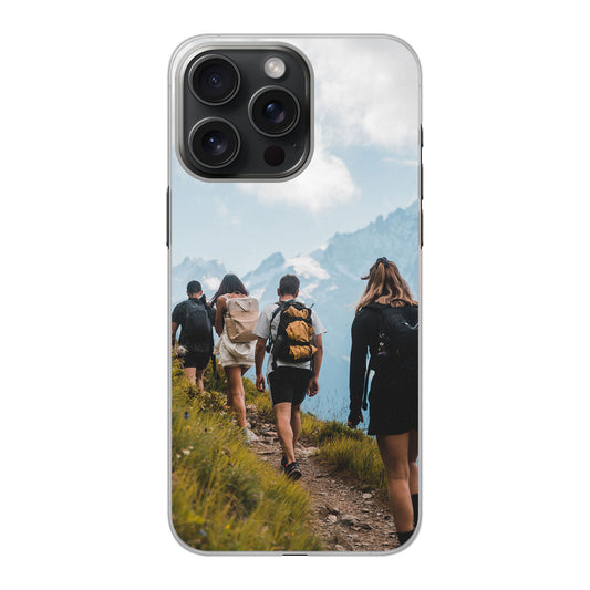 Apple iPhone 15 Pro Cover Rigida Trasparente - Stampa sul Retro
