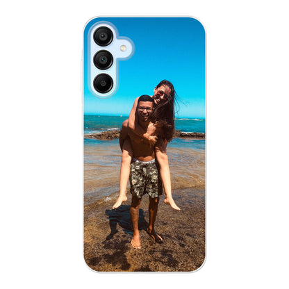 Samsung Galaxy A15 / A15 5G - Cover Morbida Trasparente -Stampa sul Retro