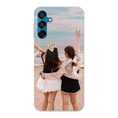 Samsung Galaxy M15 - Cover Morbida Trasparente -Stampa sul Retro