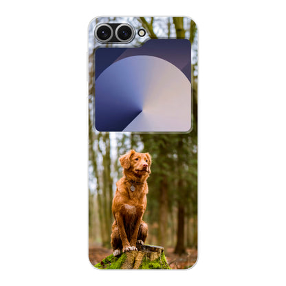 Samsung Galaxy Z Flip6 Cover Rigida Trasparente - Stampa sul Retro