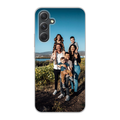 Samsung Galaxy A54 5G - Cover Morbida Trasparente -Stampa sul Retro -