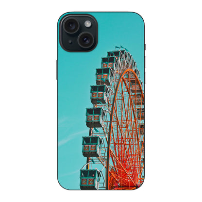 Apple iPhone 15 Plus Cover Morbida Biodegradabile - Stampa sul retro - Colore Nero