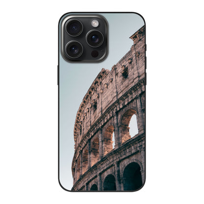 Apple iPhone 15 Pro Max Cover Morbida Biodegradabile - Stampa sul retro - Colore Nero