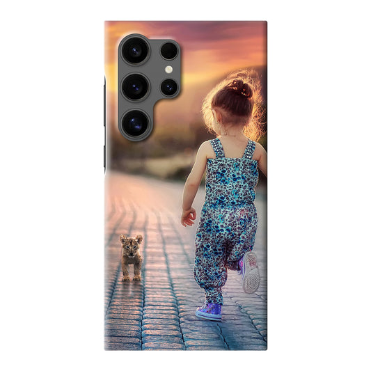 Samsung Galaxy S24 Ultra Cover Rigida Lucida - Stampa su tutta la Superficie, Retro e Lati