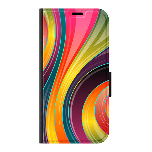 Apple iPhone 15 Pro Wallet case (front printed, black)