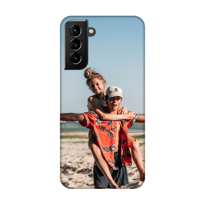 Samsung Galaxy S21 Plus 5G Cover Rigida Lucida con inserto in Gomma -  Stampa su tutta la Superficie, Retro e Lati
